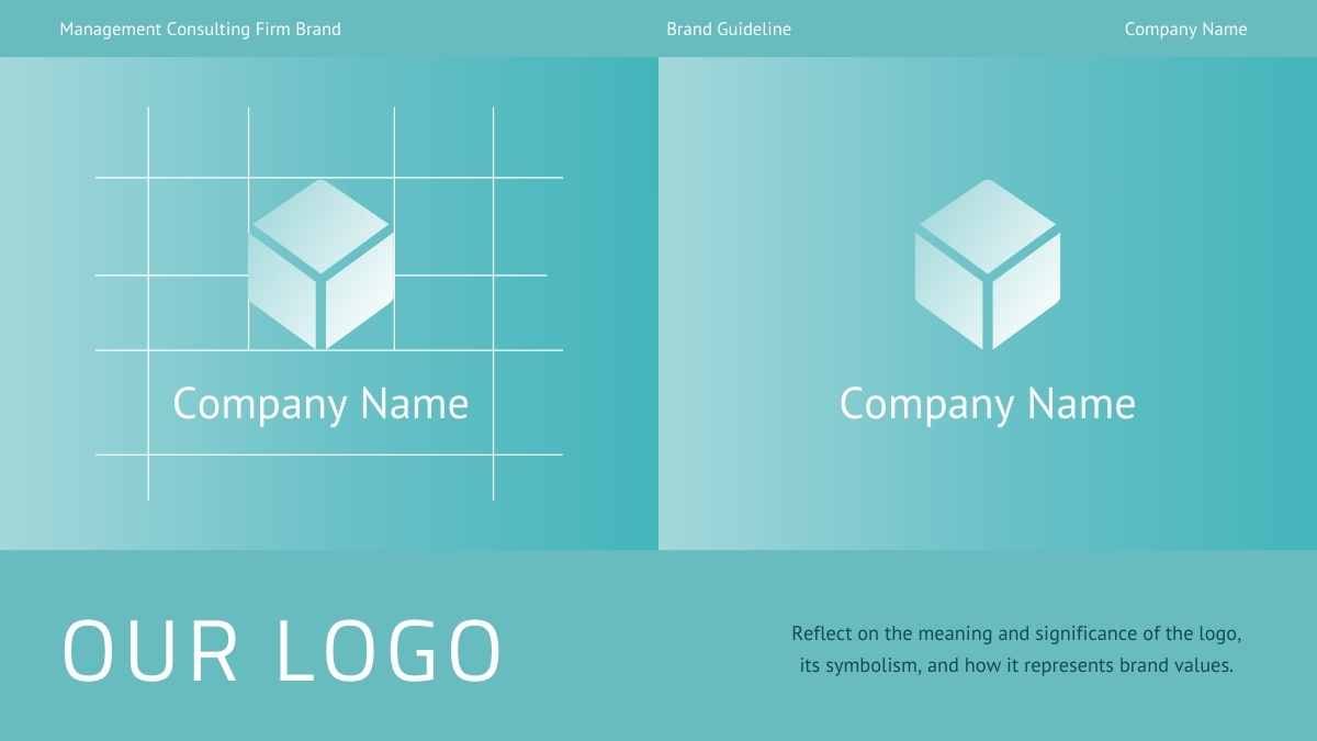 Minimal Professional Management Consulting Firm Brand Slides - slide 13