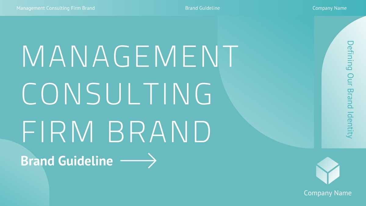 Minimal Professional Management Consulting Firm Brand Slides - diapositiva 2