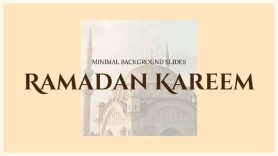 Minimal Ramadan Kareem Background Slides