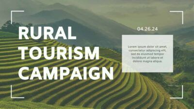 Slides Carnival Google Slides and PowerPoint Template Minimal Rural Tourism Campaign 2