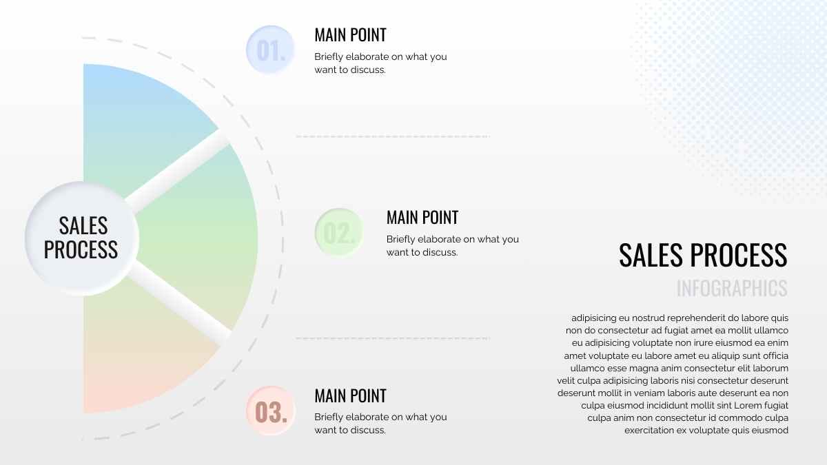 Minimal Sales Process Infographics - slide 3