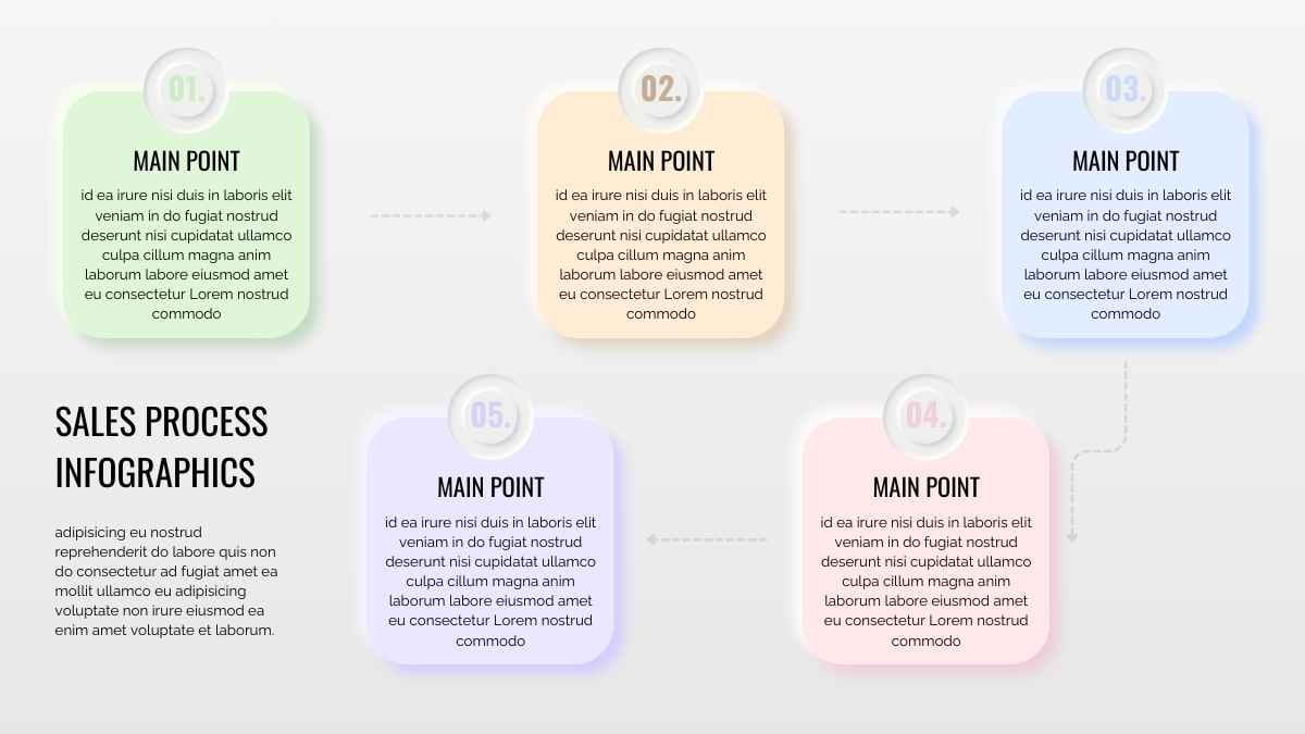 Minimal Sales Process Infographics - slide 4