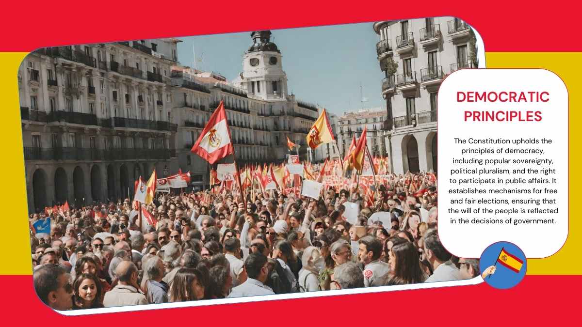 Minimal Spanish Constitution Day Slides - slide 11