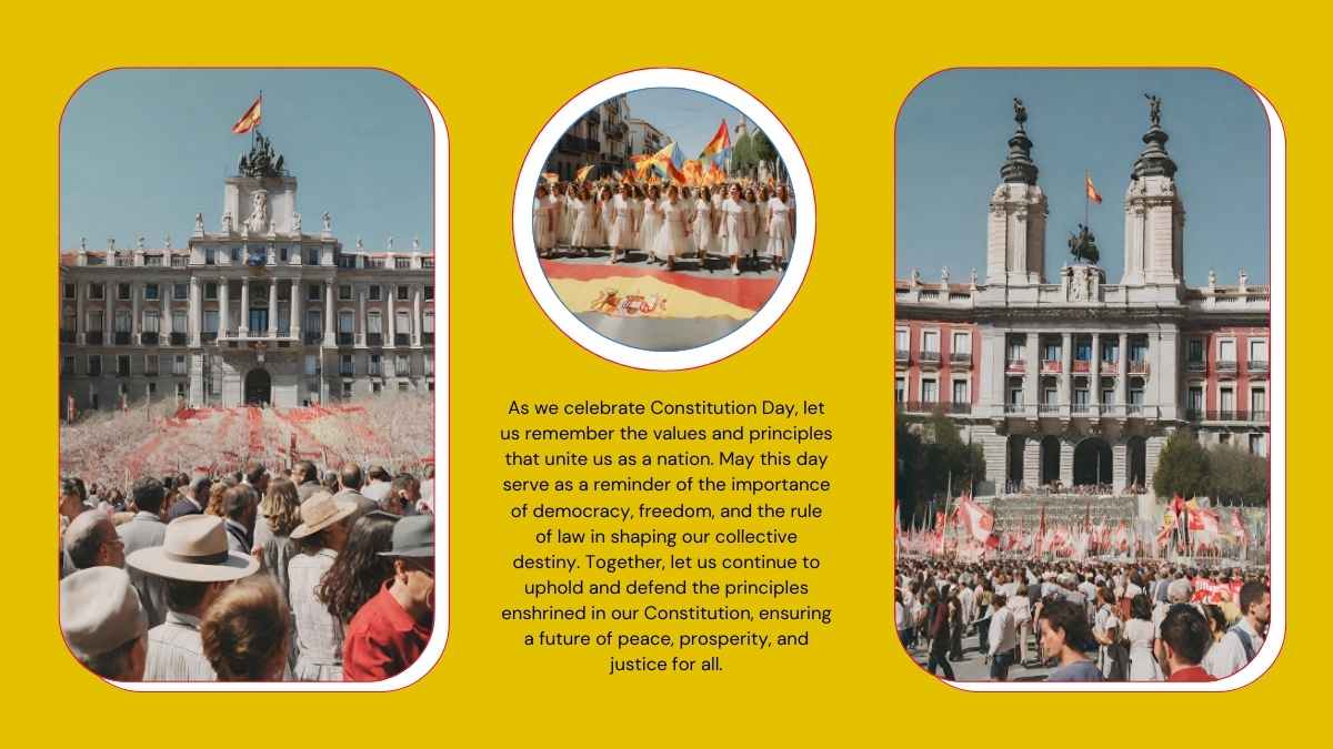 Minimal Spanish Constitution Day Slides - slide 14