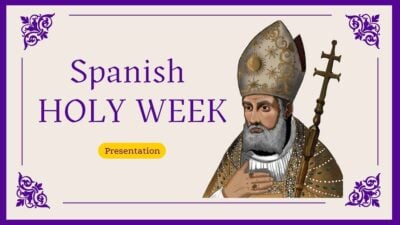 Minimal Spanish Holy Week Slides