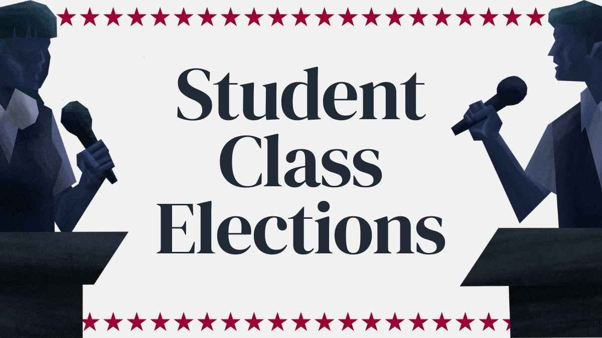 Minimal Student Class Election Slides - slide 1