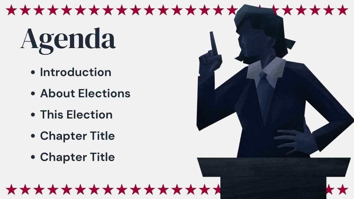 Minimal Student Class Election Slides - slide 2