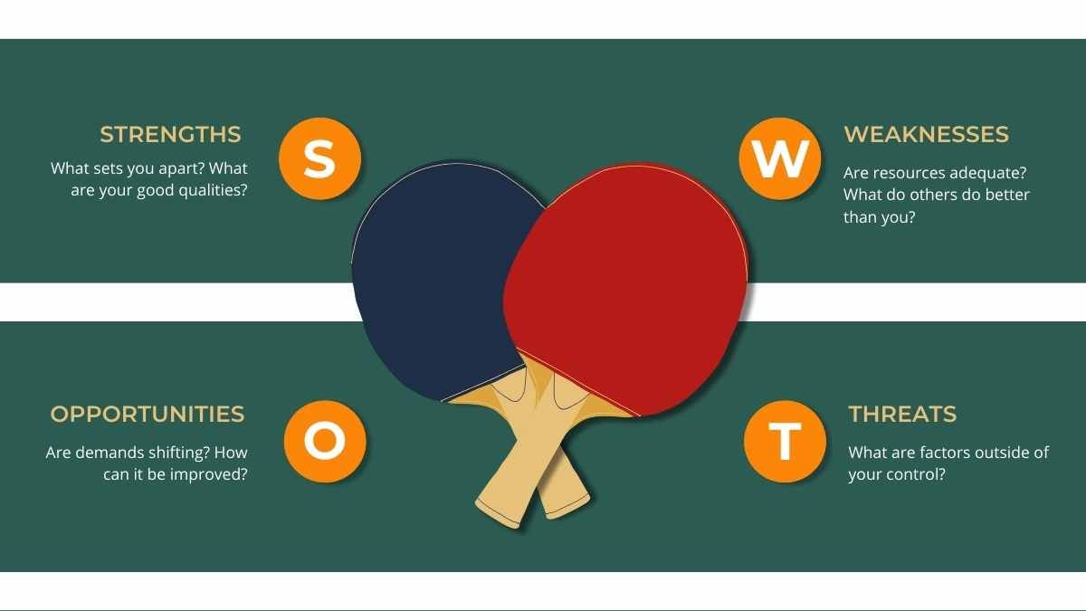 Red Minimal Table Tennis Course - diapositiva 11