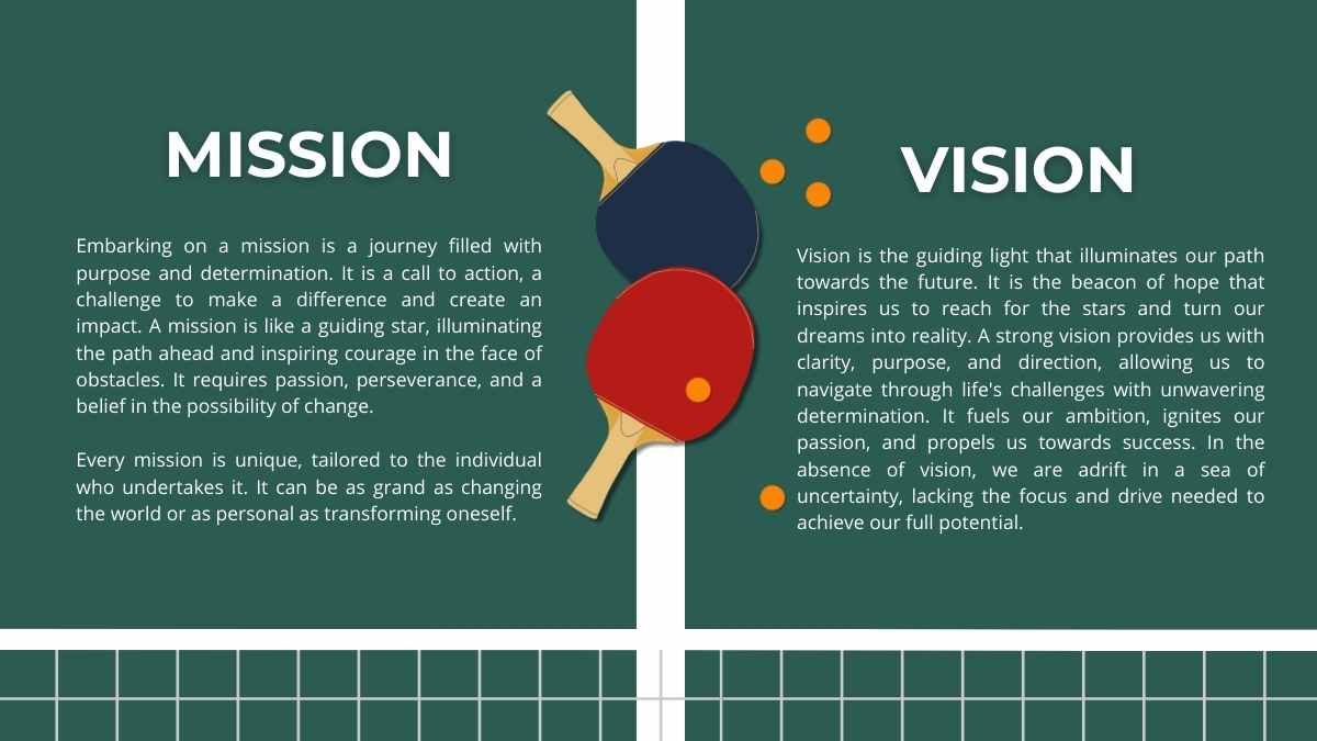 Red Minimal Table Tennis Course - slide 6