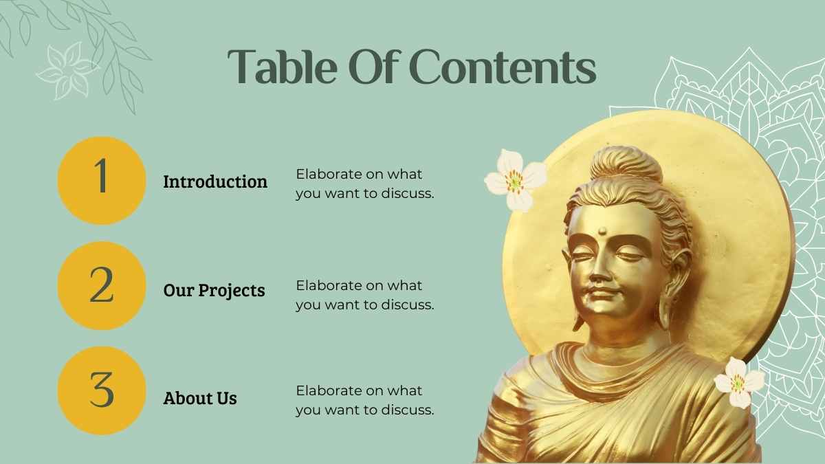 Minimal Traditions of Buddhism Slides - slide 3