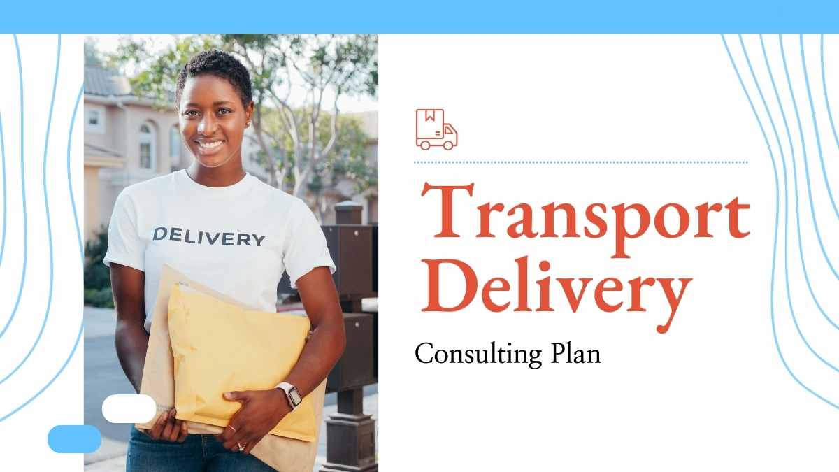 Minimal Transport Delivery Plan Consulting Slides - slide 1