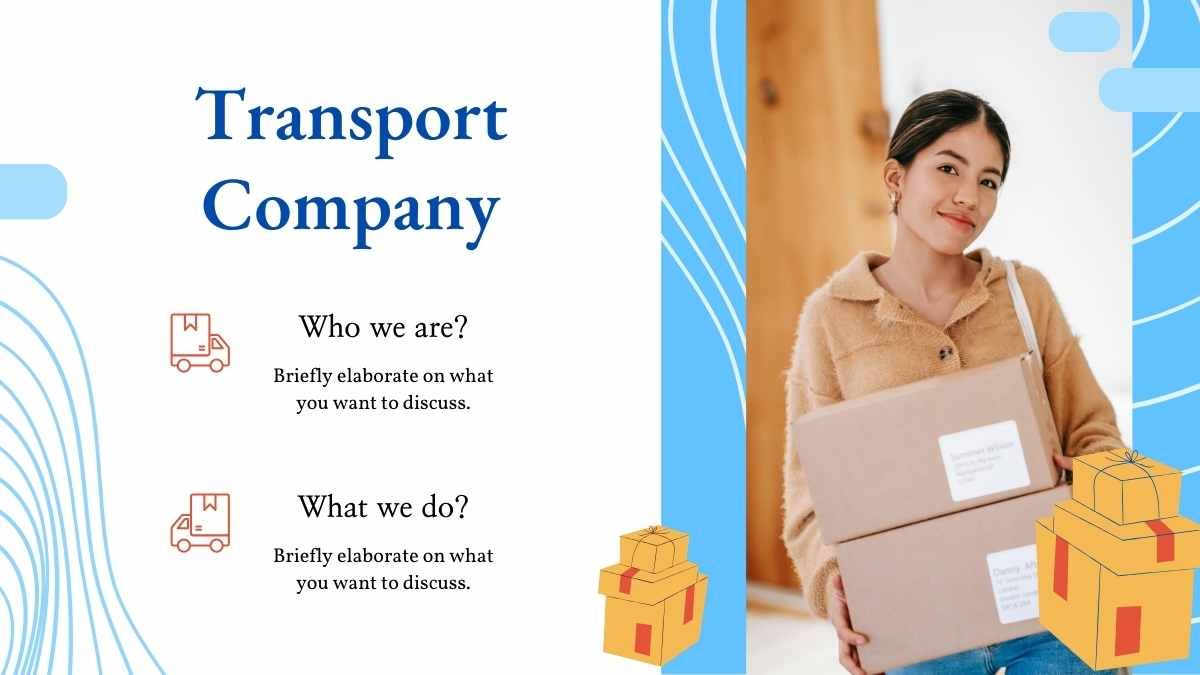 Minimal Transport Delivery Plan Consulting Slides - diapositiva 5