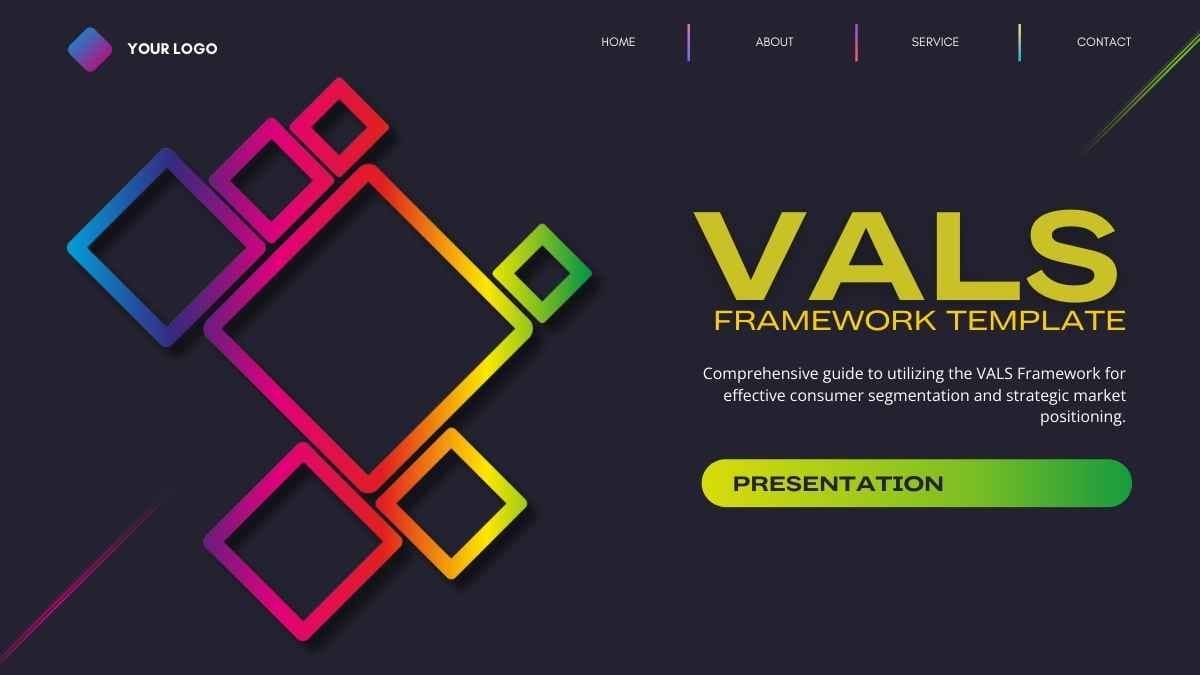 Minimal VALS Framework Template - diapositiva 1