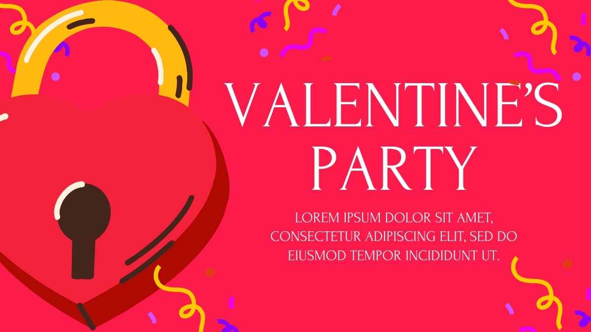 Invitaciones Minimalistas para Fiestas de San Valentín - diapositiva 11