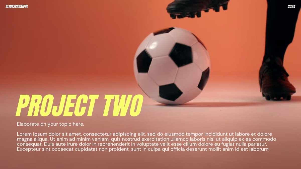 Minimal Video Soccer Slides - diapositiva 13