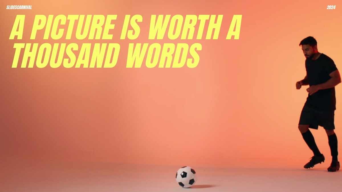 Minimal Video Soccer Slides - slide 15