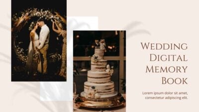 Minimal Wedding Digital Memory Book Slides