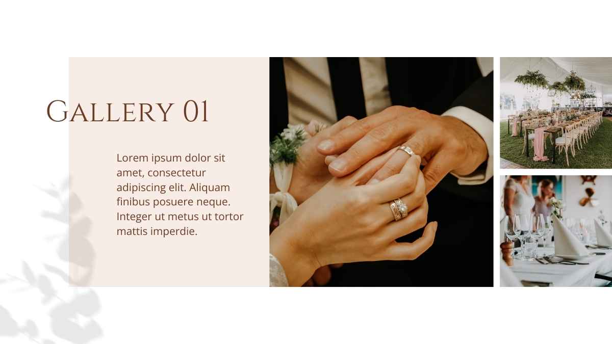 Minimal Wedding Digital Memory Book Slides - slide 6