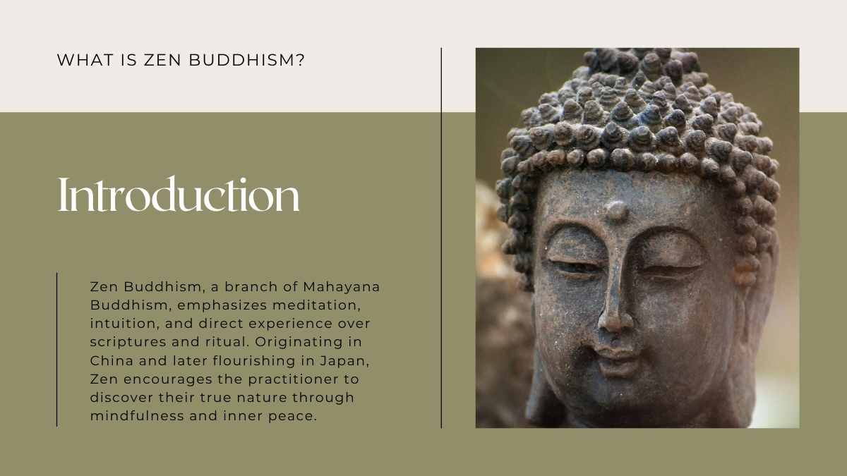 Minimal Zen Buddhism Slides - slide 2