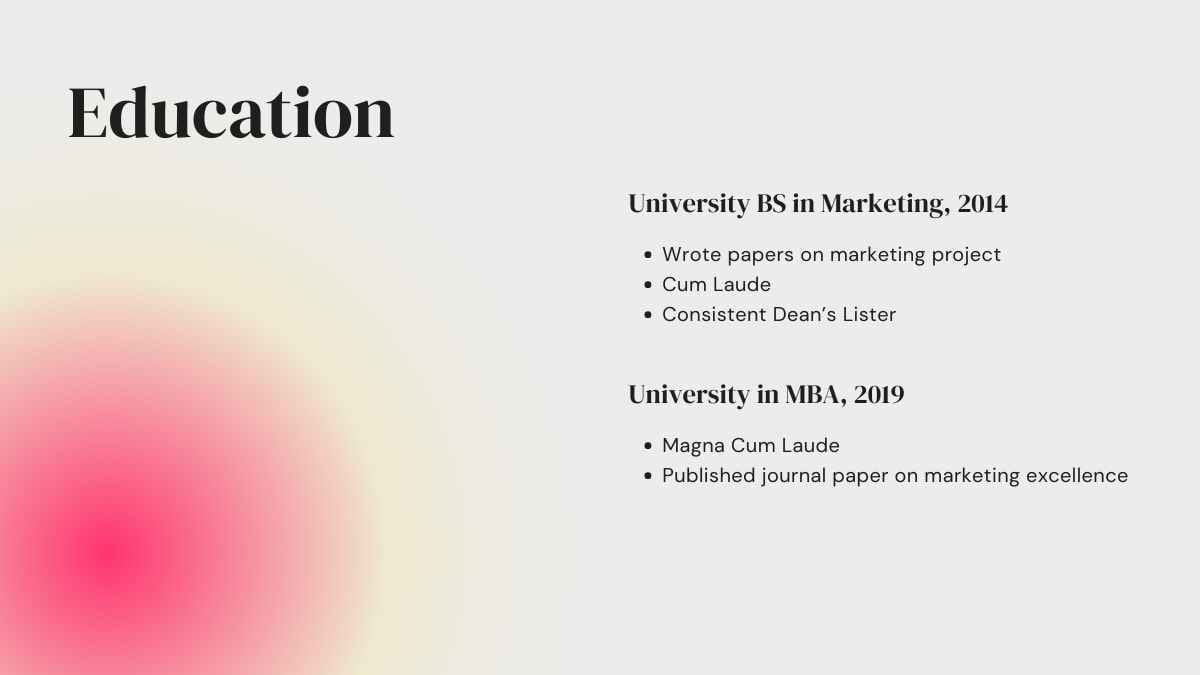 Minimalist Clean Resume - slide 4