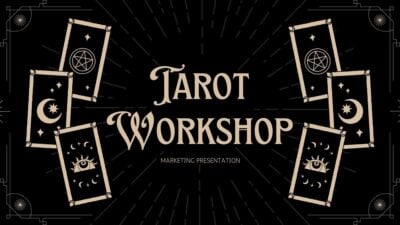 Plantillas Minimalistas para Taller Espiritual de Tarot