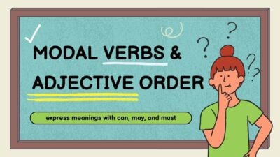 Modal Verbs and Adjective Order Lesson