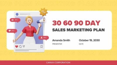 Modern 30 60 90 Day Sales Marketing Plan