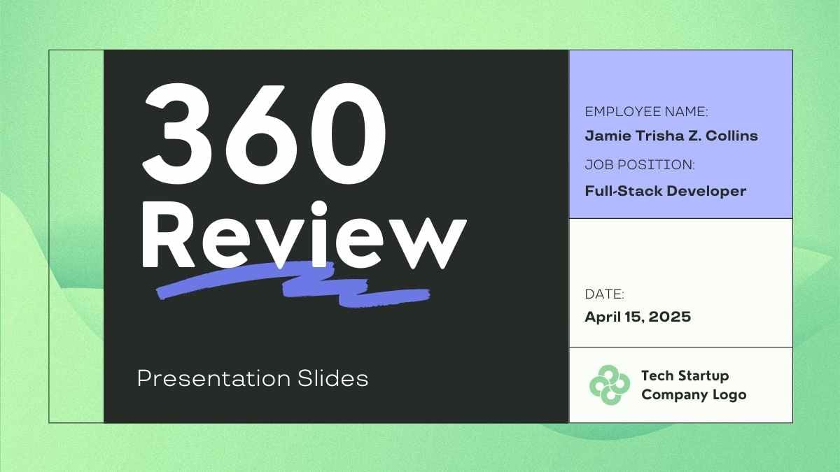 Modern 360 Review Slides - slide 1