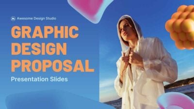 Modern 3D Graphic Design Proposal Slides