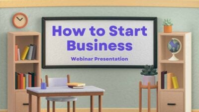 Modern 3D How to Start Business Webinar Slides