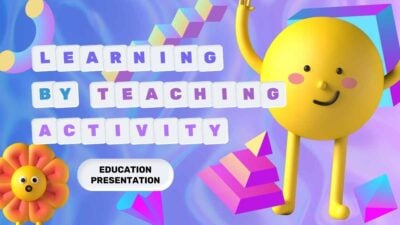 Modern 3D Learning-by-Teaching Activity Slides