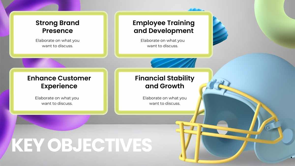 Slides de Plano de Negócios Moderno para Loja de Esportes 3D - deslizar 7