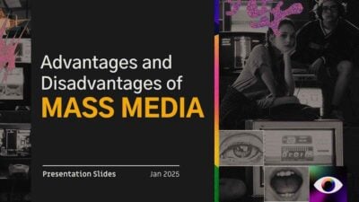 Modern Advantages And Disadvantages of Mass Media Slides