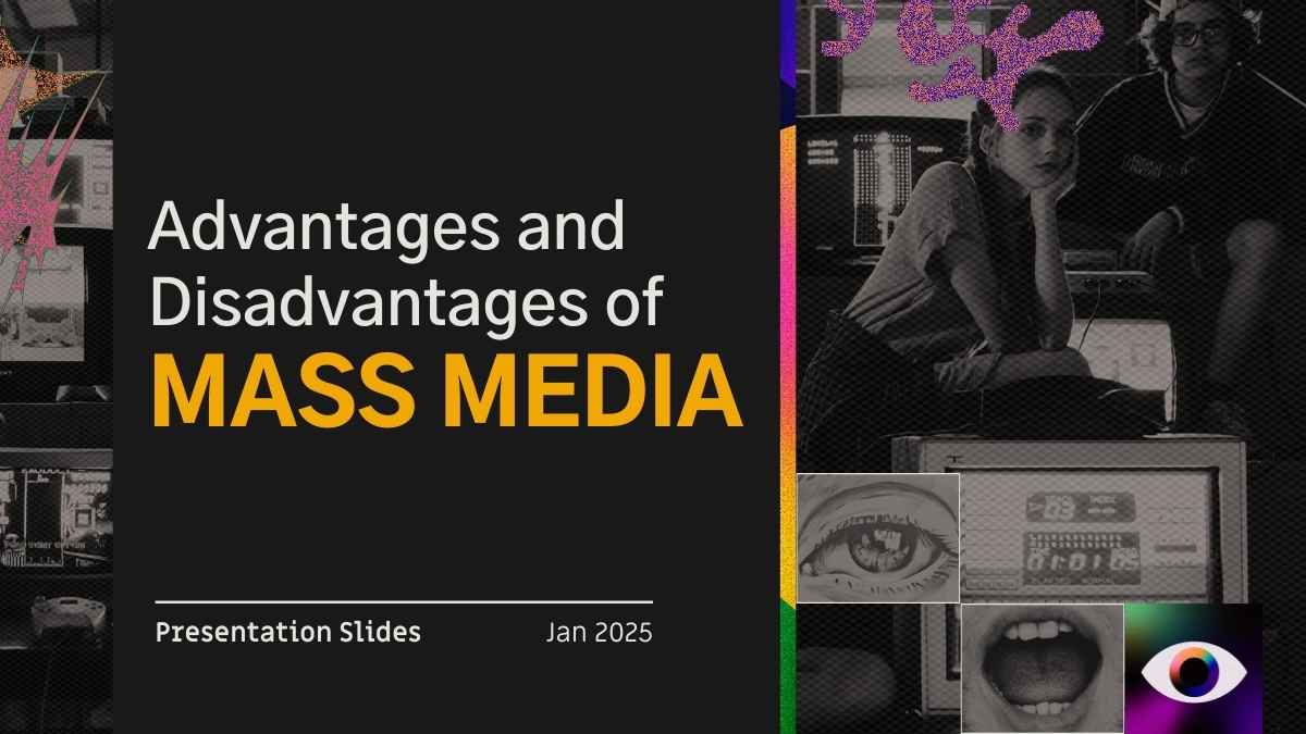 Modern Advantages And Disadvantages of Mass Media Slides - slide 1