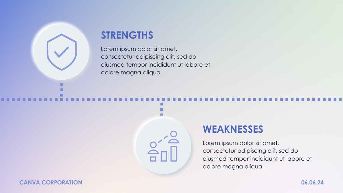 Analisis SWOT dengan Bentuk Sketsa Estetik - slide 2