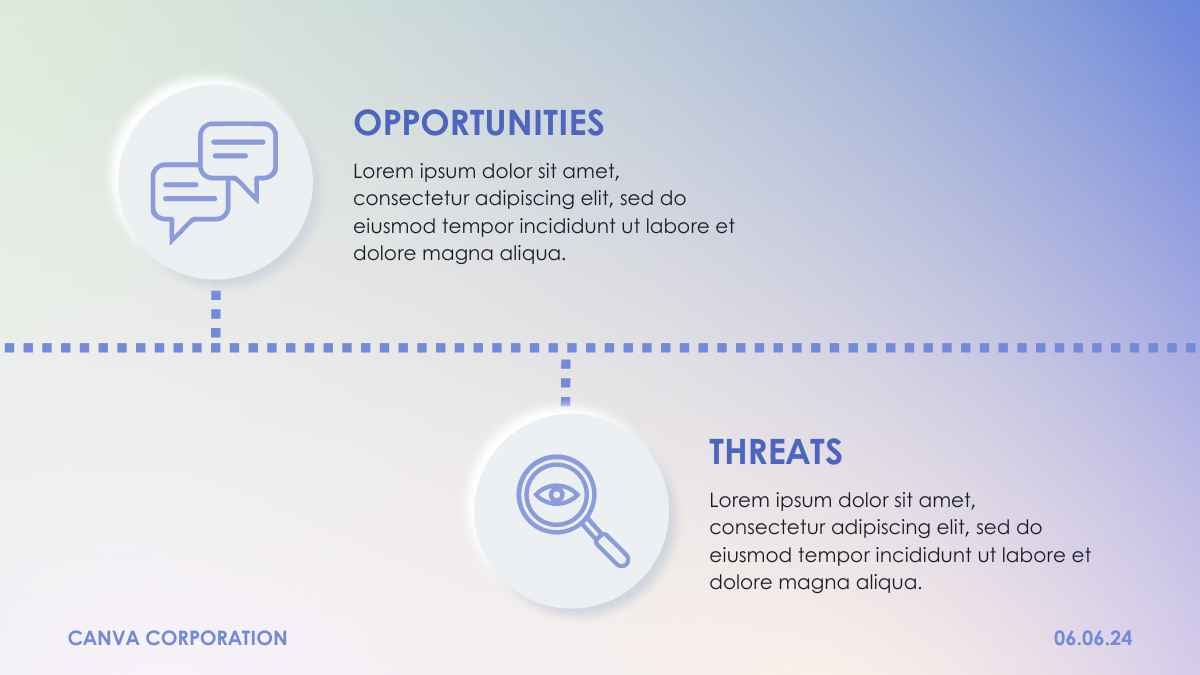 Analisis SWOT dengan Bentuk Sketsa Estetik - slide 3