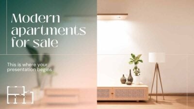 Modern Apartments Brochure Slides