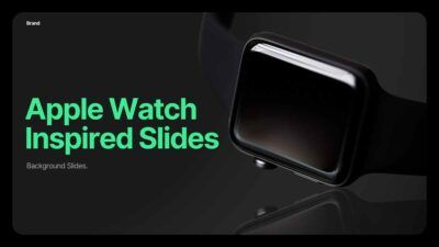 Slides Carnival Google Slides and PowerPoint Template Modern Apple Watch Inspired Background Slides 1
