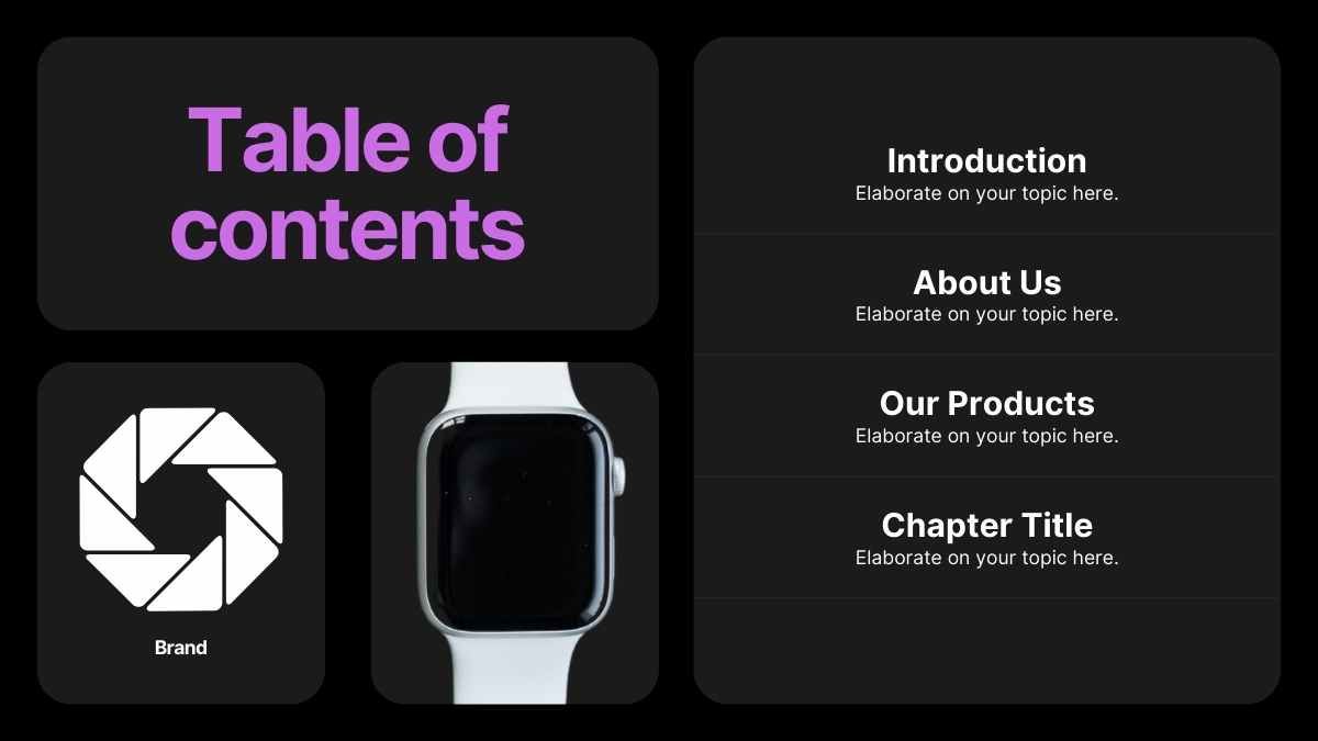 Modern Apple Watch-Inspired Background Slides - slide 2