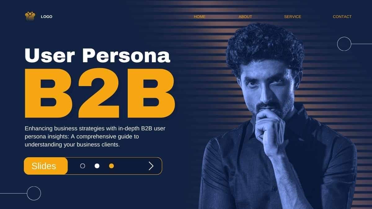 Modern B2B User Persona Slides - diapositiva 1