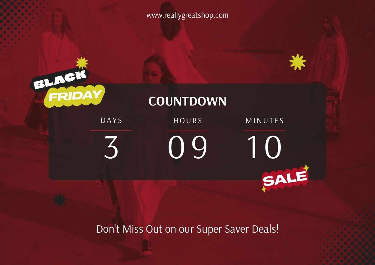 Modern Black Friday Countdown Poster - slide 2