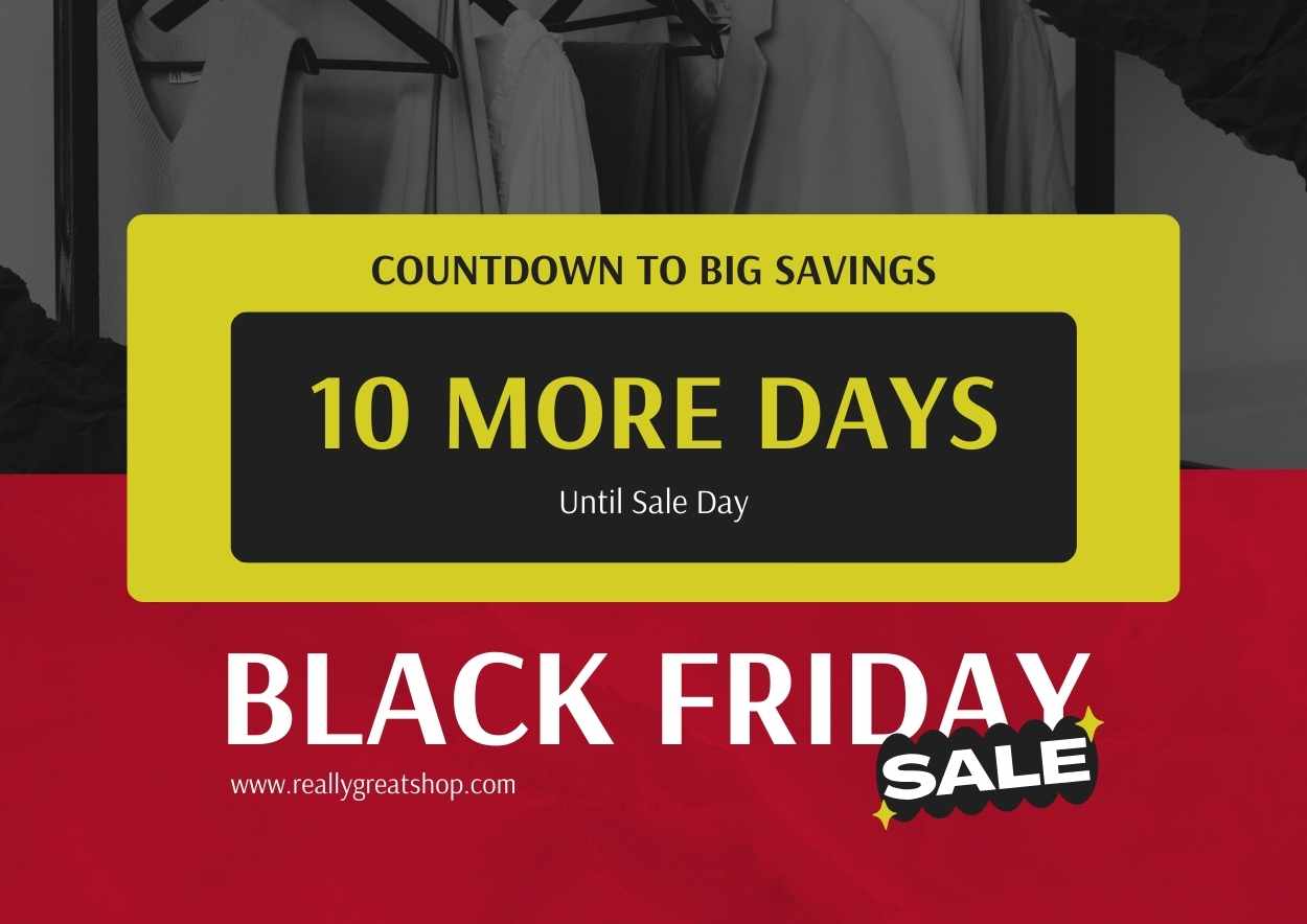 Modern Black Friday Countdown Poster - slide 3