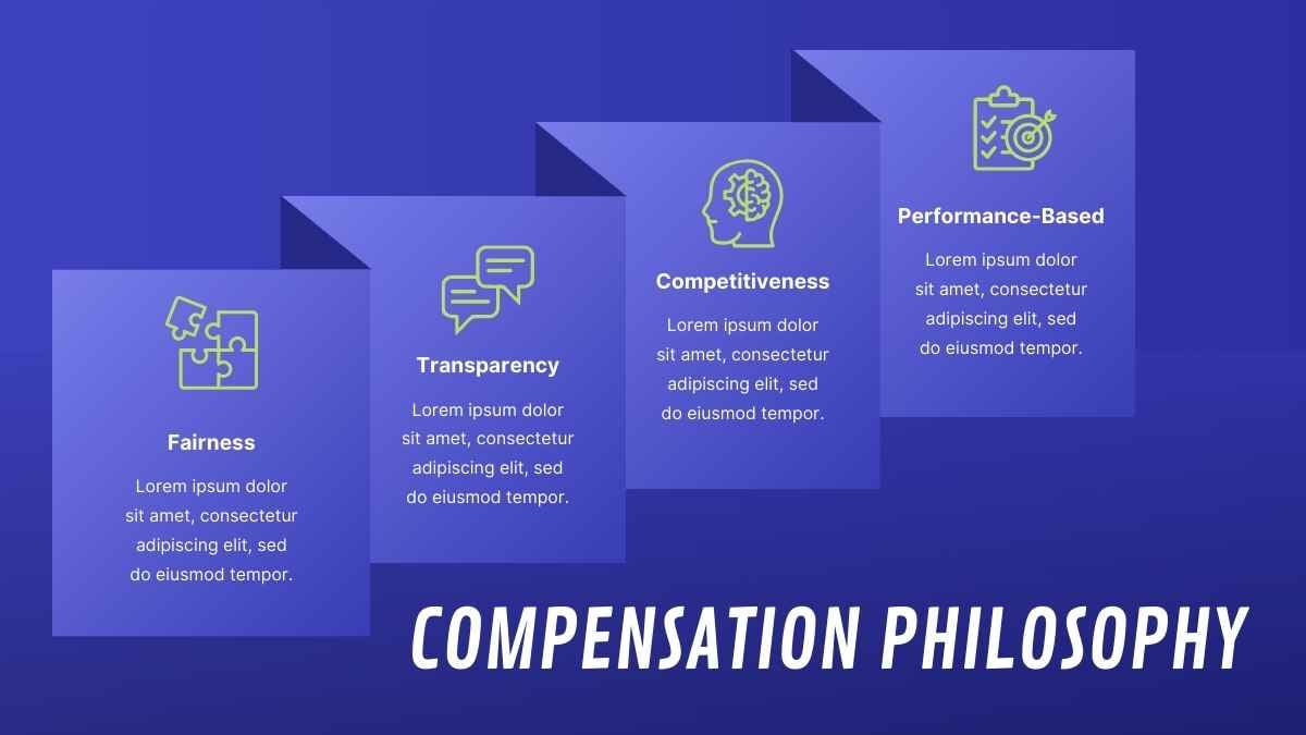 Modern Compensation Philosophy Infographic Slides - slide 9