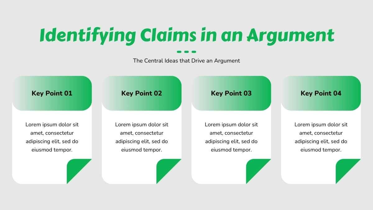 Modern Critical Thinking Argument Map Infographic - slide 12