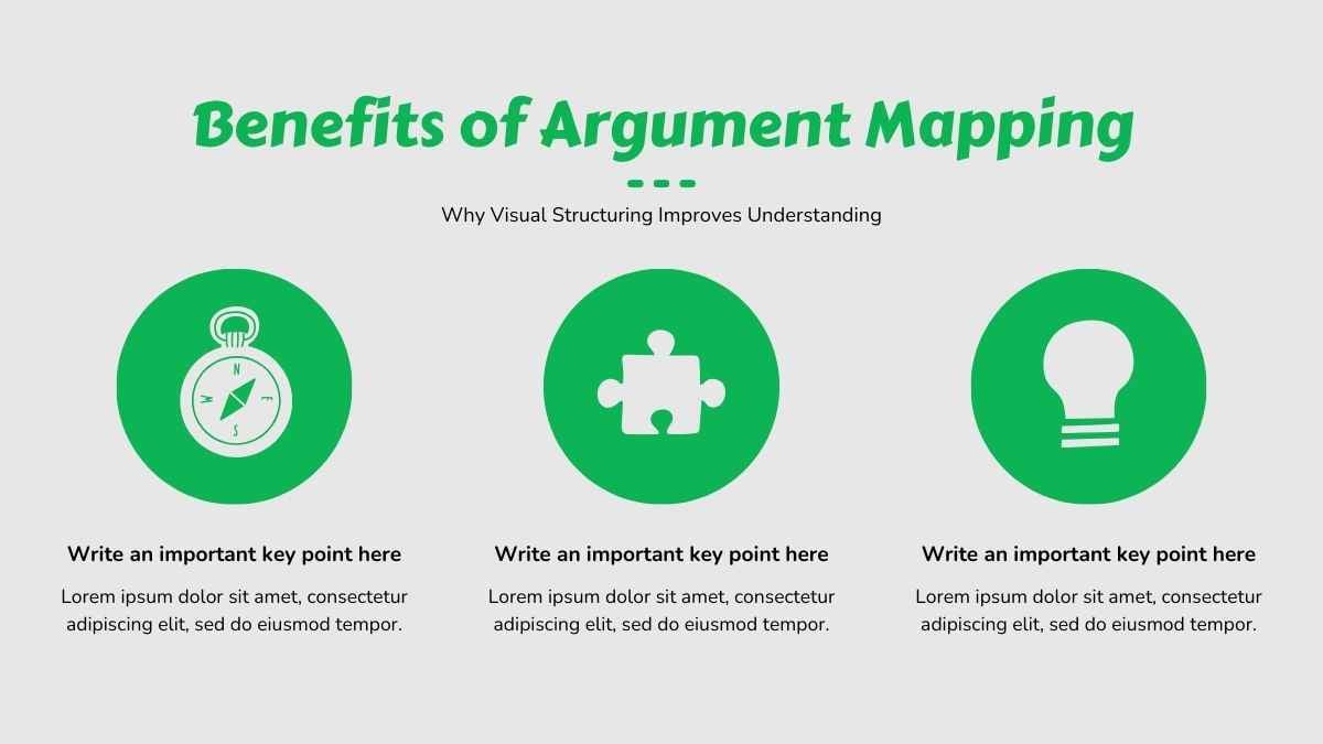 Modern Critical Thinking Argument Map Infographic - slide 14