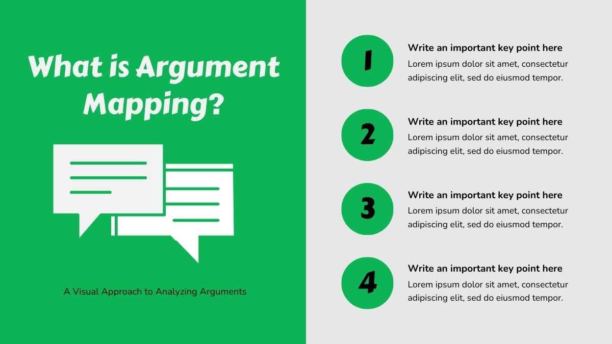 Modern Critical Thinking Argument Map Infographic - slide 5