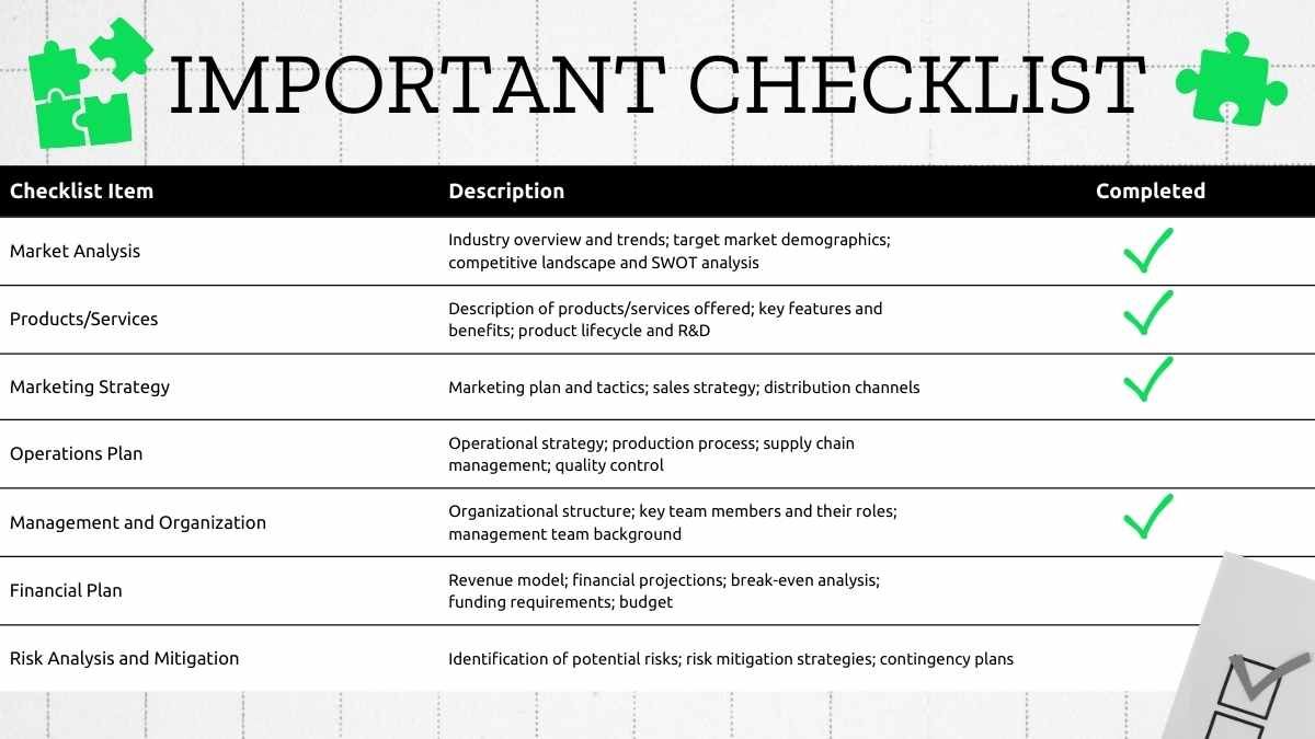 Modern Doodle Business Planning Infographic - diapositiva 9