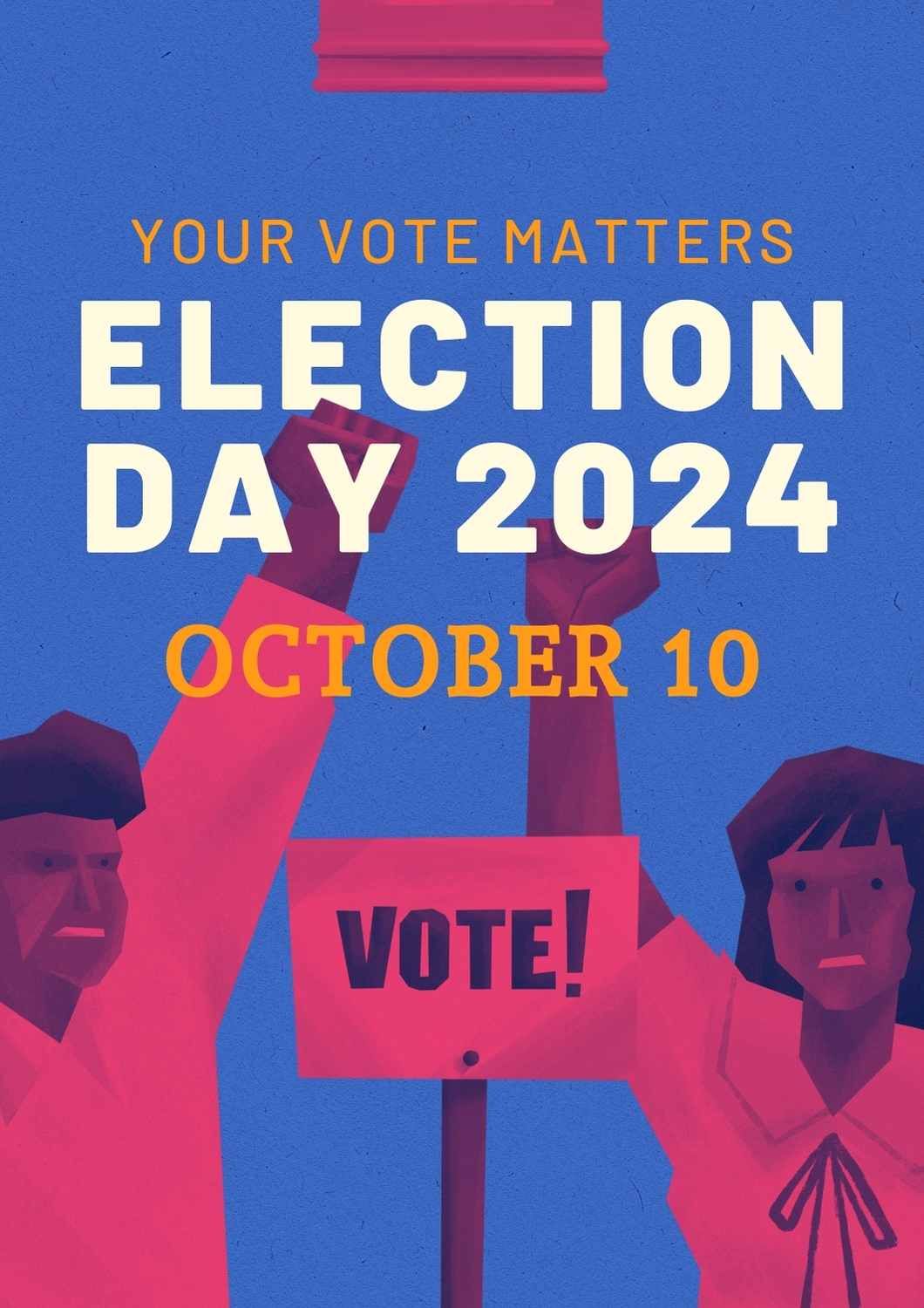 Modern Election Day Poster - slide 1