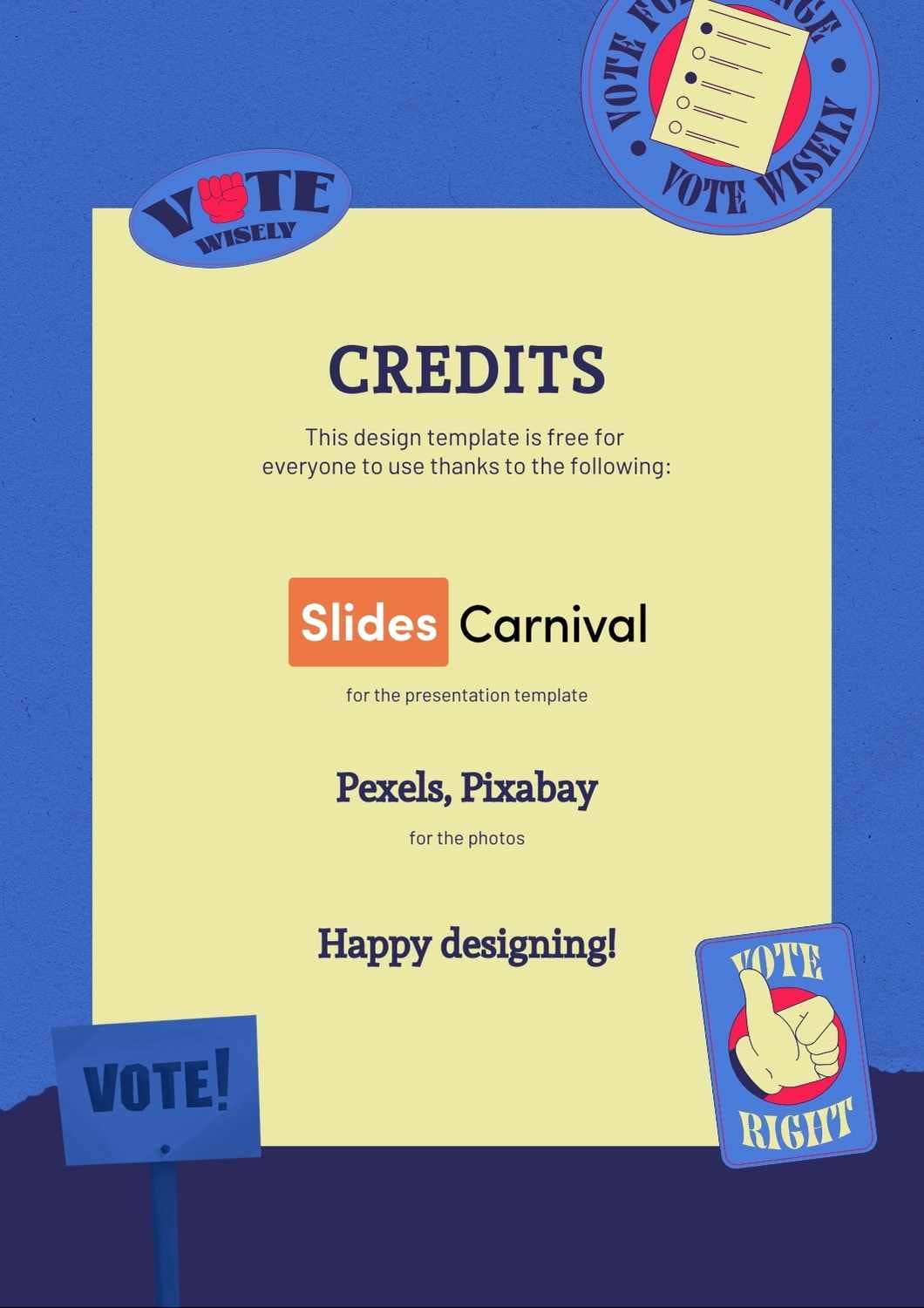 Modern Election Day Poster - slide 3