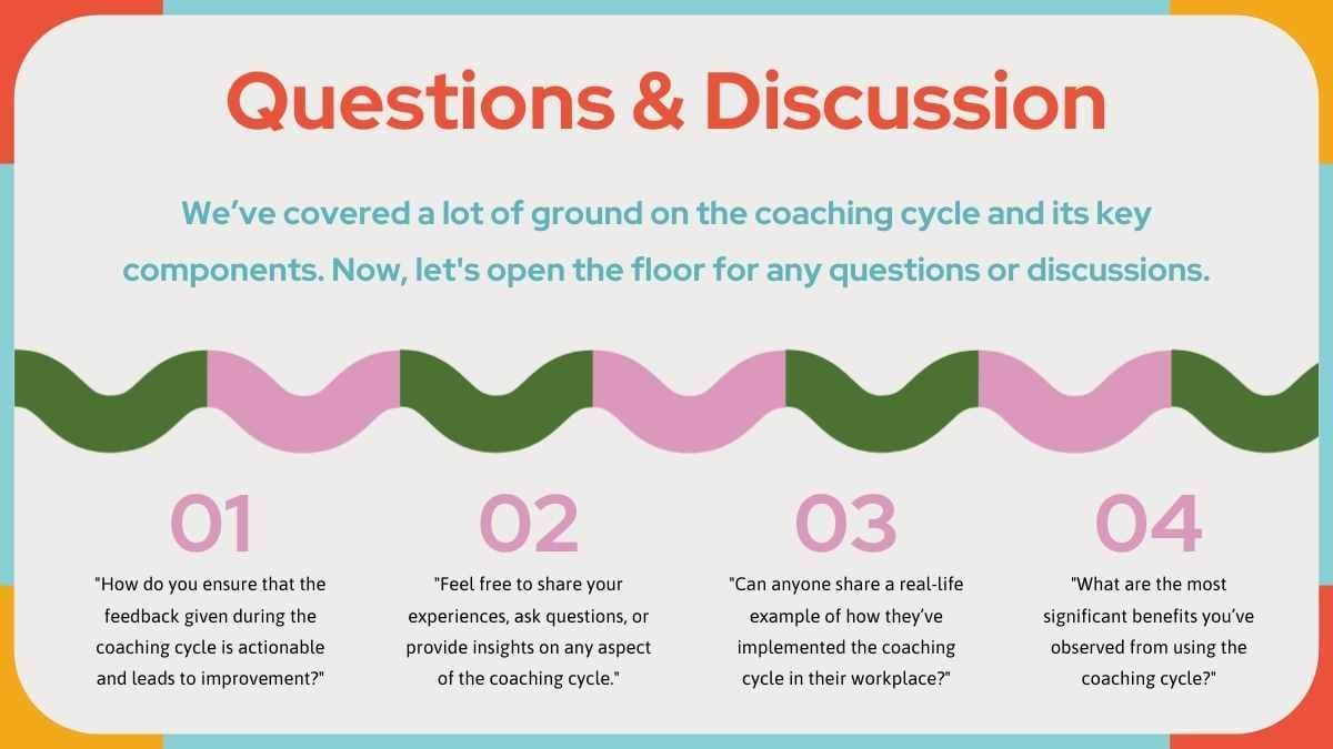 Modern Geometric Coaching Cycle Infographic - slide 13